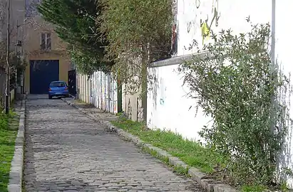 Vue depuis la rue Didot.