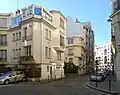 Nos 22 et 8 : vue du 1er tronçon en direction de l'avenue Jean-Moulin.