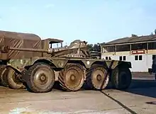 En service en 1978 dans le 1er&nbsp;régiment de spahis alors membre des forces françaises en Allemagne à Spire. Il porte le nom d'Umbrega, ville du Soudan, où le 1er&nbsp;escadron s'est distingué.