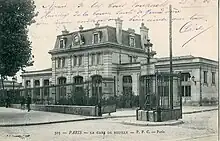 Le bâtiment voyageurs au début&nbsp;du&nbsp;XXe&nbsp;siècle.