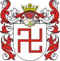 Blason des Boreyko (en), clan ruthène. Il aurait été celui d'Oleg le Sage.