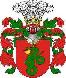 Clan Wąż dont fait partie Guillaume Apollinaire (Famille Kostrowicky).