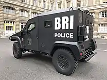 Véhicule blindé PVP/Dagger fabriqué par ARQUUS de la BRI-PP.