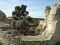 Ruines de la chapelle romane de Saint-Jean de Rouzigue, datant probablement du début du XIe&nbsp;siècle. Elle était appelée au début chapelle Saint-Jean de Todon. Elle est à environ 255m d'altitude sur le plateau de Lacau, non loin du Camp de César.