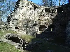 Fondation d'une des tours