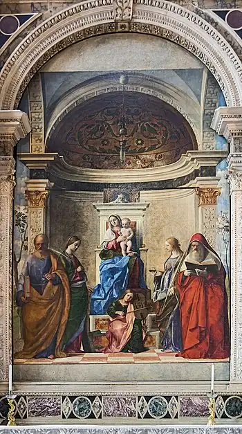 Conversation sacréeGiovanni Bellini