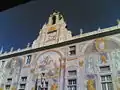 Façade du palais avec les fresques de Carlo Braccesco