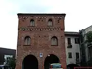 Palais de la Credenza à Ivrée, Piémont, Italie, XIVe siècle