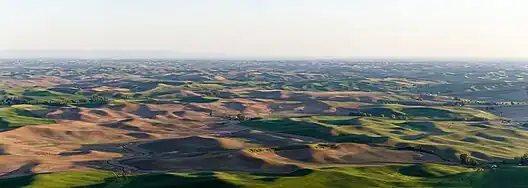 Vue panoramique un soir de printemps