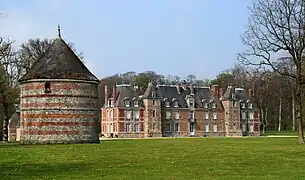 Le château, parc et colombier, Inscrit MH (1975).