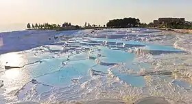 Vue générale de Pamukkale.