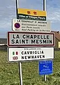 Panneau d'entrée de ville