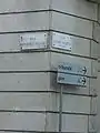 Signalisation bilingue "imparfaite" à Aoste.