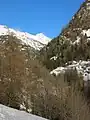Vue en hiver de la vallée.