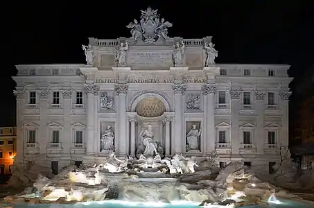 Fontaine de Trévi, Rome.