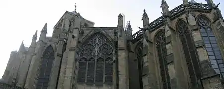 L'abbaye de Fécampvue sud.