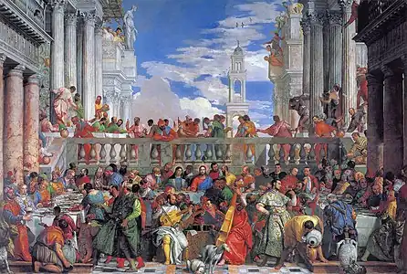 Les Noces de Canapar Paul Véronèse, vers 1563
