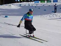 Olena Iurkovska aux Jeux paralympiques de 2010.