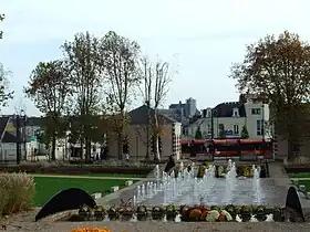 Le Parc théodore Monod au Mans.