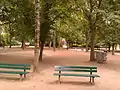 La partie ouest du parc.