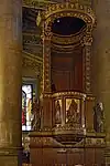 La chaire classée monument historique.