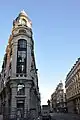 Angle du no&nbsp;130 et façade opposée de la rue Réaumur.