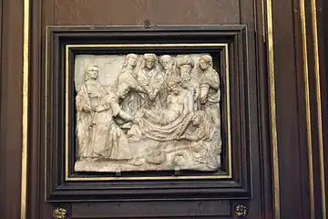 La Mise au tombeau, albâtre, XVIe siècle.