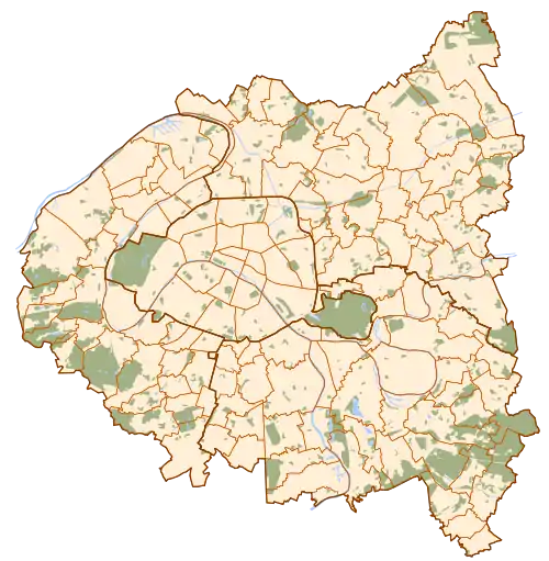 (Voir situation sur carte : Paris et de la petite couronne)