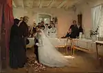 Bénédiction d'un jeune couple avant le mariage (1880-1881), musée des Beaux-Arts Pouchkine, Moscou.