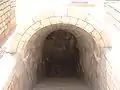 Entrée par le toit de la forteresse