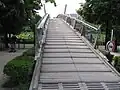 Vue de la passerelle.
