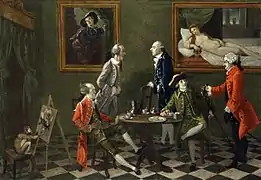 The Cognoscenti: y compris le capitaine Walcot, M. Apthorpe et Thomas Patch (1757–59)