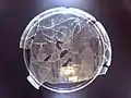 Patène en verre de Castulo (Espagne) IVe siècle.