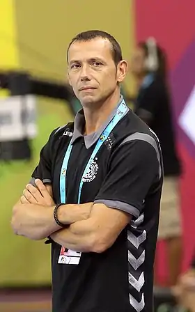 Patrice Canayer, entraîneur.