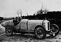 Paul Bablot avec sa Ballot 4,8&nbsp;l 8 cylindres, vingt-et-unième à Indianapolis en 1919.