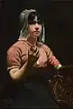 Frances with the apple