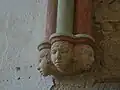 « cul de lampe », intérieur de l'église