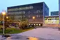 Vue de l'aile sud-ouest ou loge les collections des sciences et technologies de la Bibliothèque.