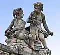Enfants au masque et aux fruits, allégorie de la Terre