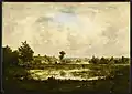 Paysage avec marais, musée numérique