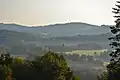 La prédominance du couvert forestier sur les lignes d'horizon du plateau de Millevaches.