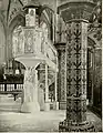 La chaire de l'église Saint-Quentin.
