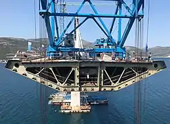 Installation du dernier segment en juillet 2021