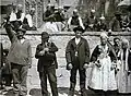 Un mariage à Penmarch en 1906 (tirage photographique).