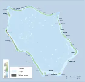 Carte de Penrhyn