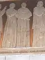 Représentation de Louis-Édouard Cestac dans un bas-relief de l'église Sainte-Eugénie de Biarritz.