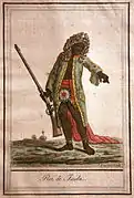 Jacques Grasset de Saint-Sauveur : Le roi de Juida [Ouidah] (fin XVIIIe&nbsp;siècle).