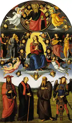 Le Prérugin, Retable de Vallombrosa.