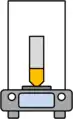 2. Peser 10 g d'échantillon