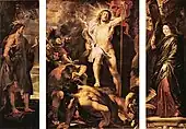 Résurrection, par Pierre Paul Rubens (1611-1612).